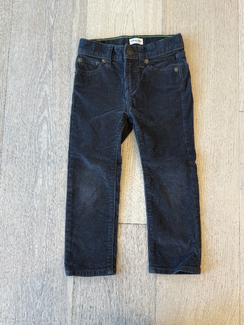 Crewcuts J.Crew Kids Black Corduroy Pants Size 3 EUC